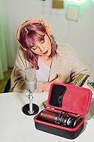 Vista 8 de khanka Estuche de transporte duro de repuesto para HyperX QuadCast - Micrófono de condensador USB para juegos, solo funda