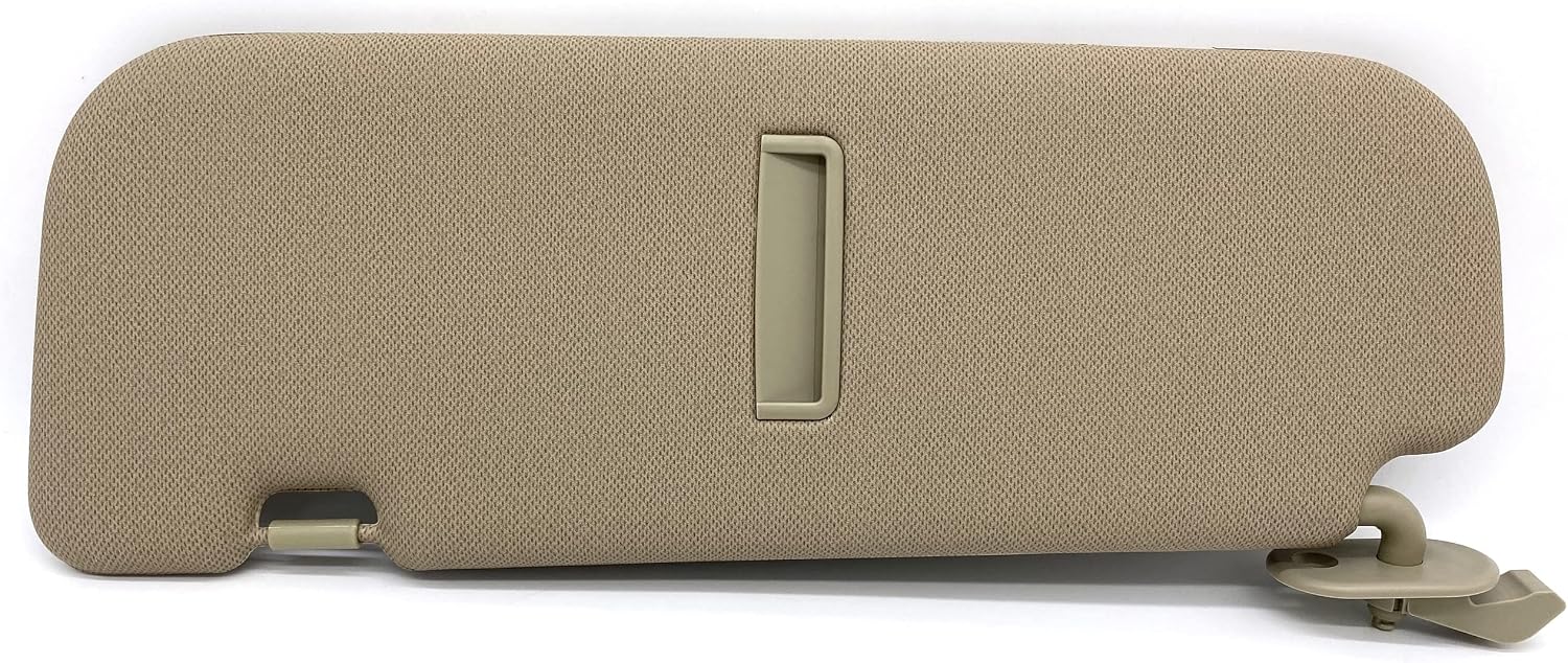 Ezzy Auto Beige Right Passenger Side Sun Visor Compatible with Hyundai Elantra 2011 2012 2013 2014 2015 852103X000TX