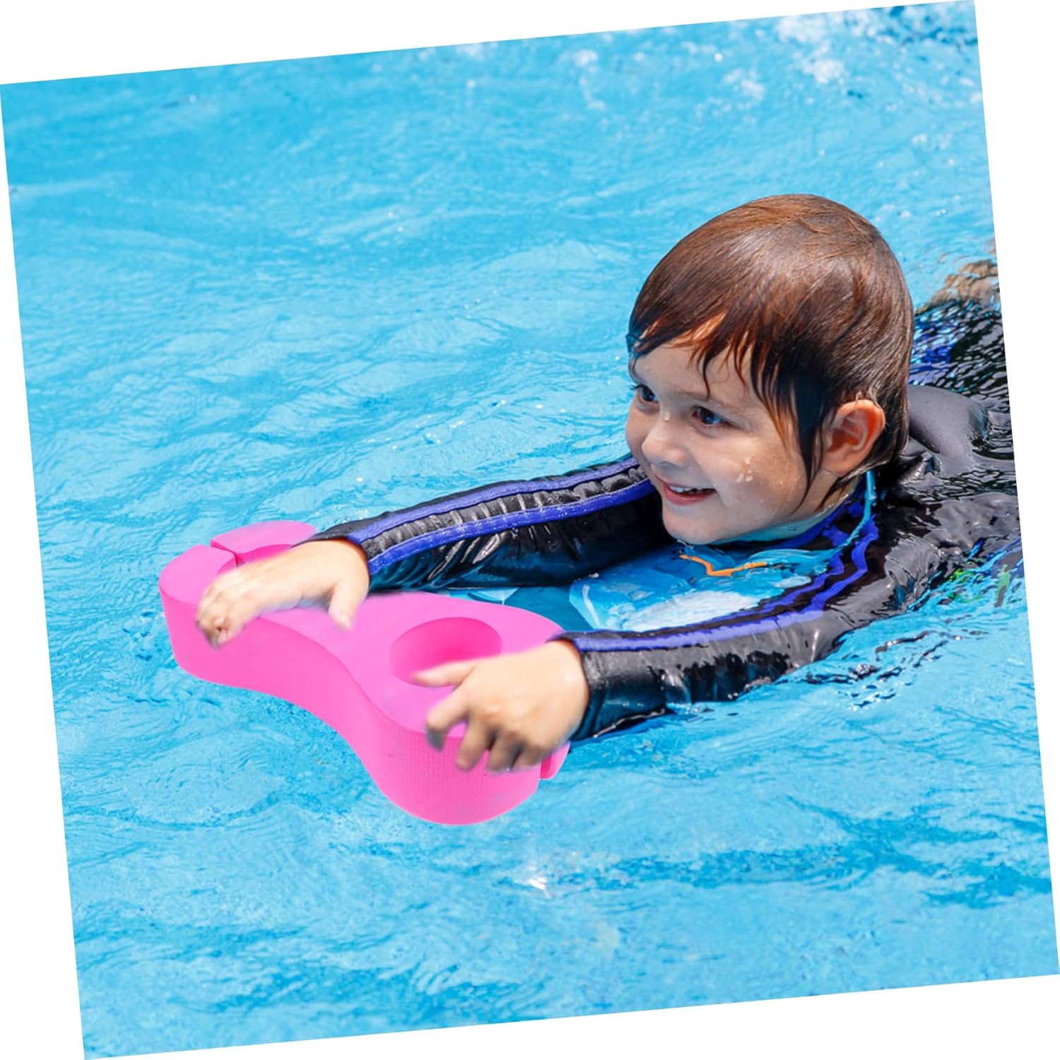 BESPORTBLE 3pcs Swim Training Eva Floating Kick Board for Boys and Girls and Adults Bright Design for Swimming Confidence and Correct Posture and Lightweight Swimming Aid