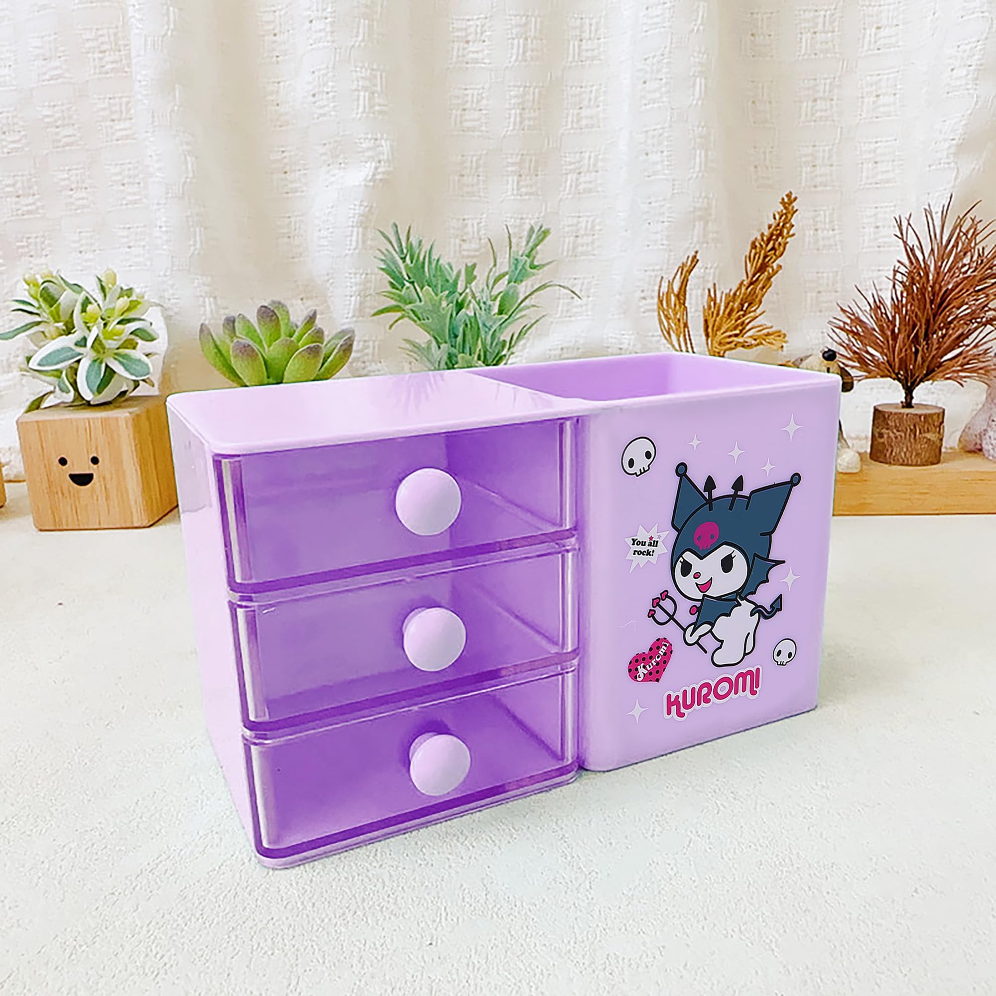 Desktop Cute 18体セット販売 Amazon.com: Puiyuyt Cute Desk Organizer - Mini Multi-Functional