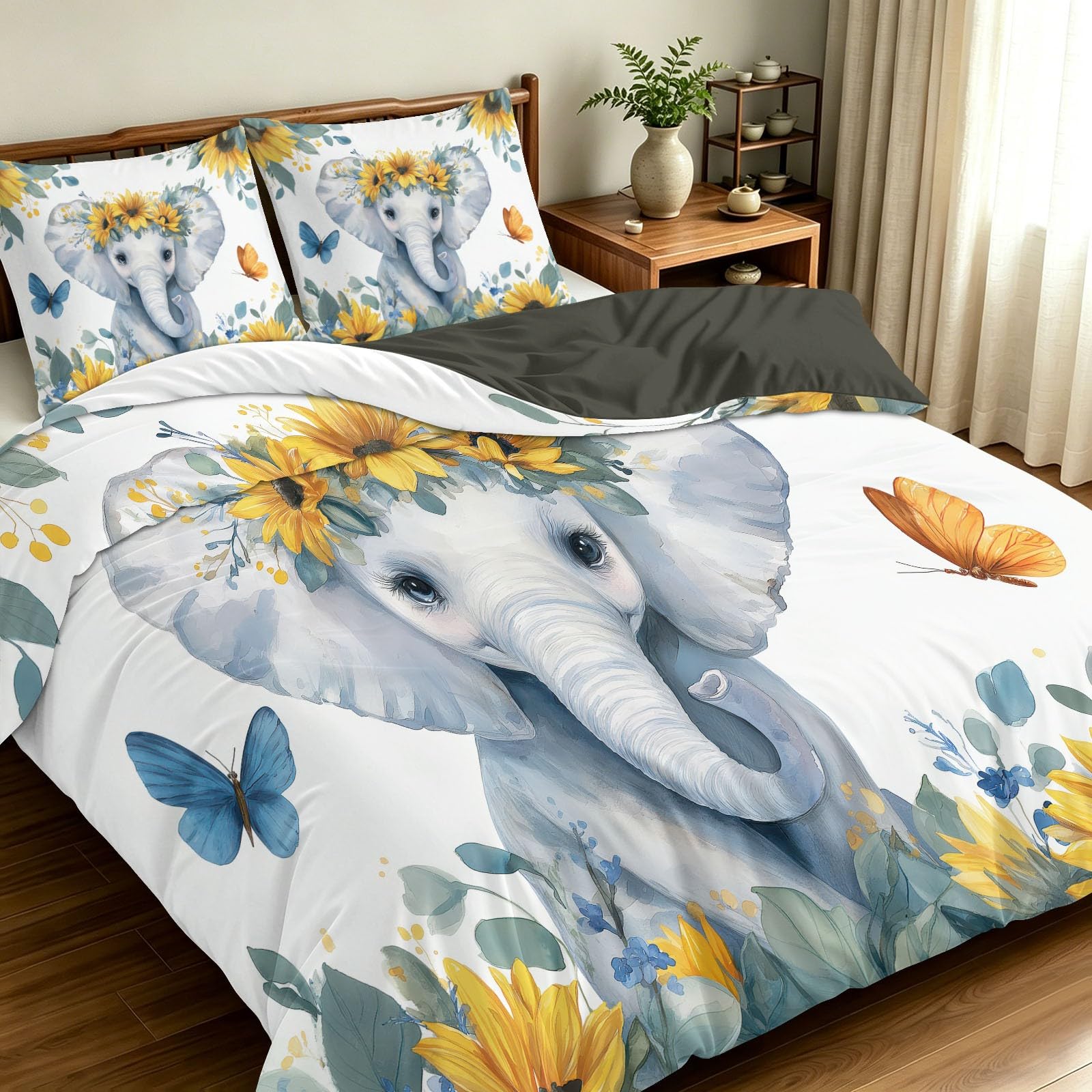 Parure de lit housse de couette 90x190 enfants réversible