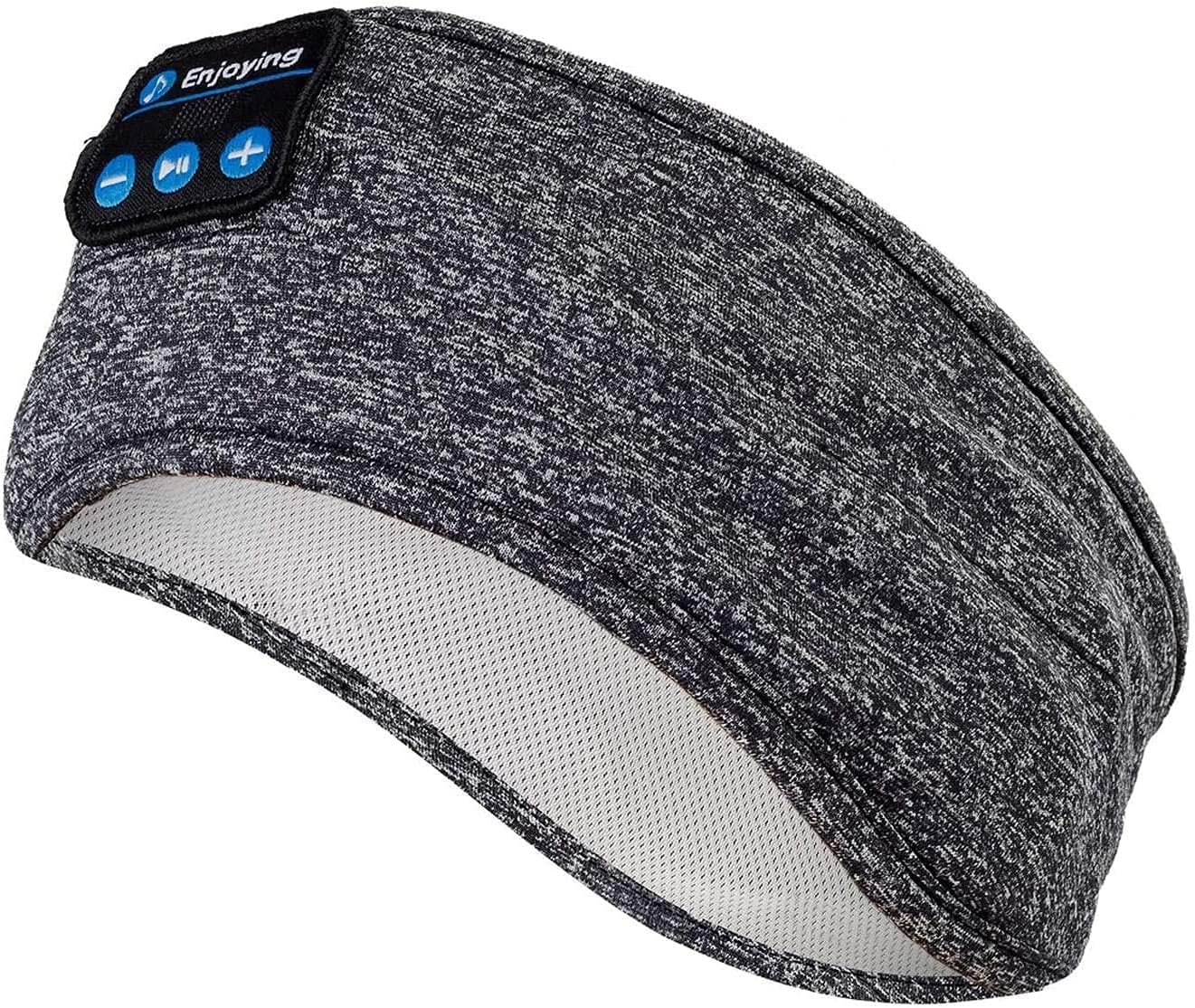 WINONLY Sleep Headphones Bluetooth Headband,Upgrage Soft Sleeping Wireless Music Sport Headbands, Long Time Play Sleeping Headsets with Built in Speakers Perfect for Workout, Running, Yoga