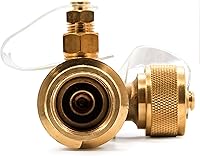 Vista 4 de Llave en T de latón para gas propano Camco, Solo soporte de latón de propano