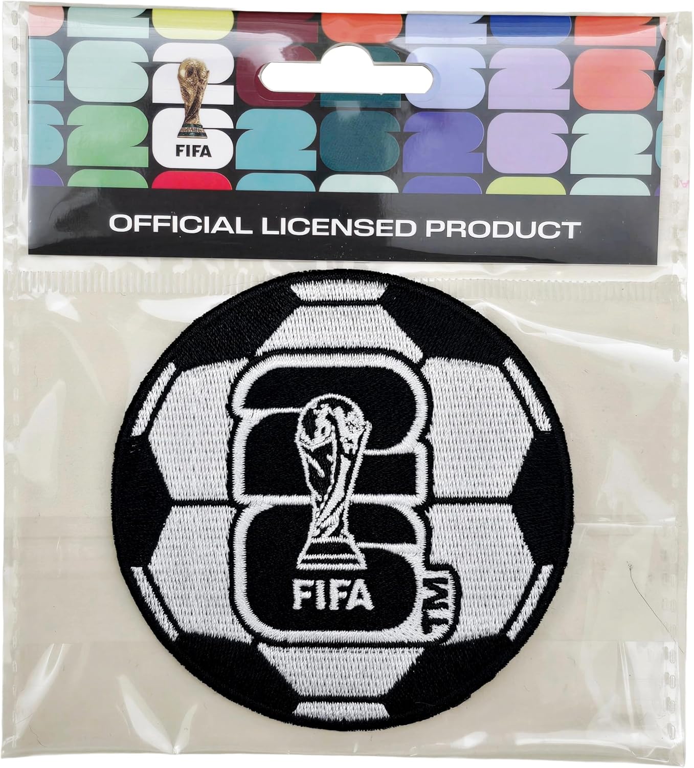 Official FIFA World Cup 26 Patch – Embroidered Iron-On Soccer Patch Collectible, We are 26 Futbol Applique, Gift for Fans (CAN MEX USA 2026)