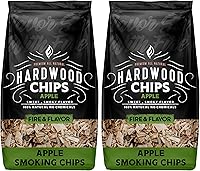 Vista 13 de Fire & Flavor Virutas de madera natural prémium para ahumador, astillas de madera para fumar, astillas de madera para ahumar, accesorios