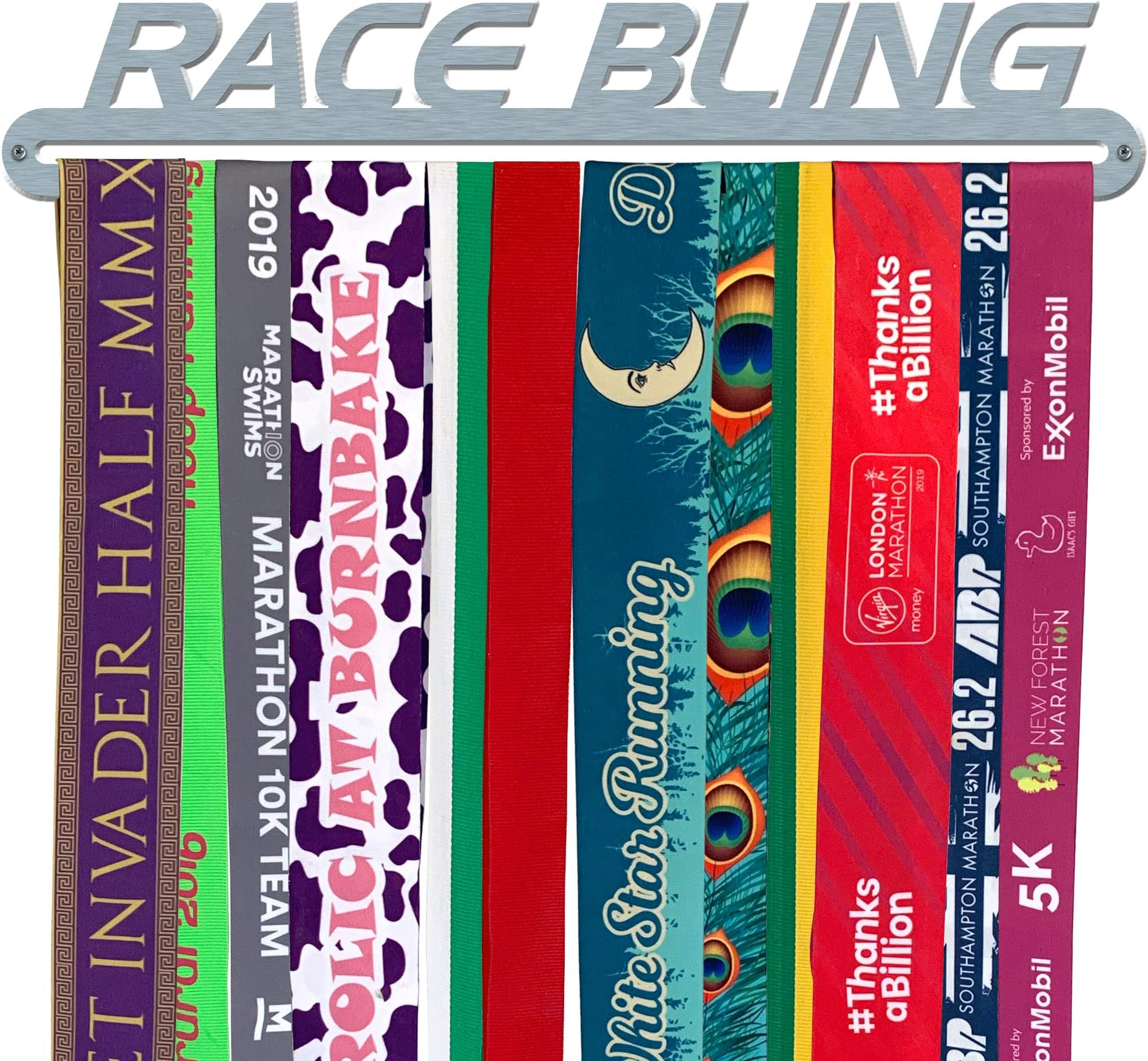Medal Hanger Display | RACE BLING | Metal | Wall Mounted Running Medal Holder