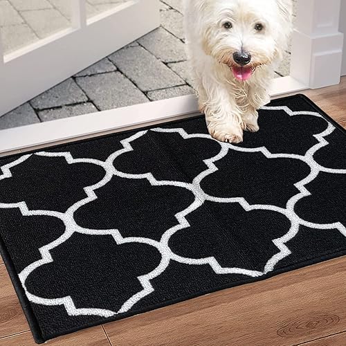 Miniatura 29 de Juego de 2 alfombras y tapetes de cocina grises [2 piezas] tapetes de cocina de nailon antideslizantes lavables a máquina para piso, cocina, baño