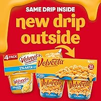 Vista 4 de Velveeta Shells & Cheese Tazas de macarrones y queso para microondas con 2% de queso de leche (paquete de 4 unidades, tazas de 2.19 onzas)