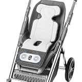 Baby Stroller Cooling Pad with Dual Turbo Blower,10000mAh Rechargeable Battery Powered Cooling Cushion, 3-Speed, Max 10H Runtime, Baby Summer Essential Car Seat Liner for Stroller Car Seat Crib