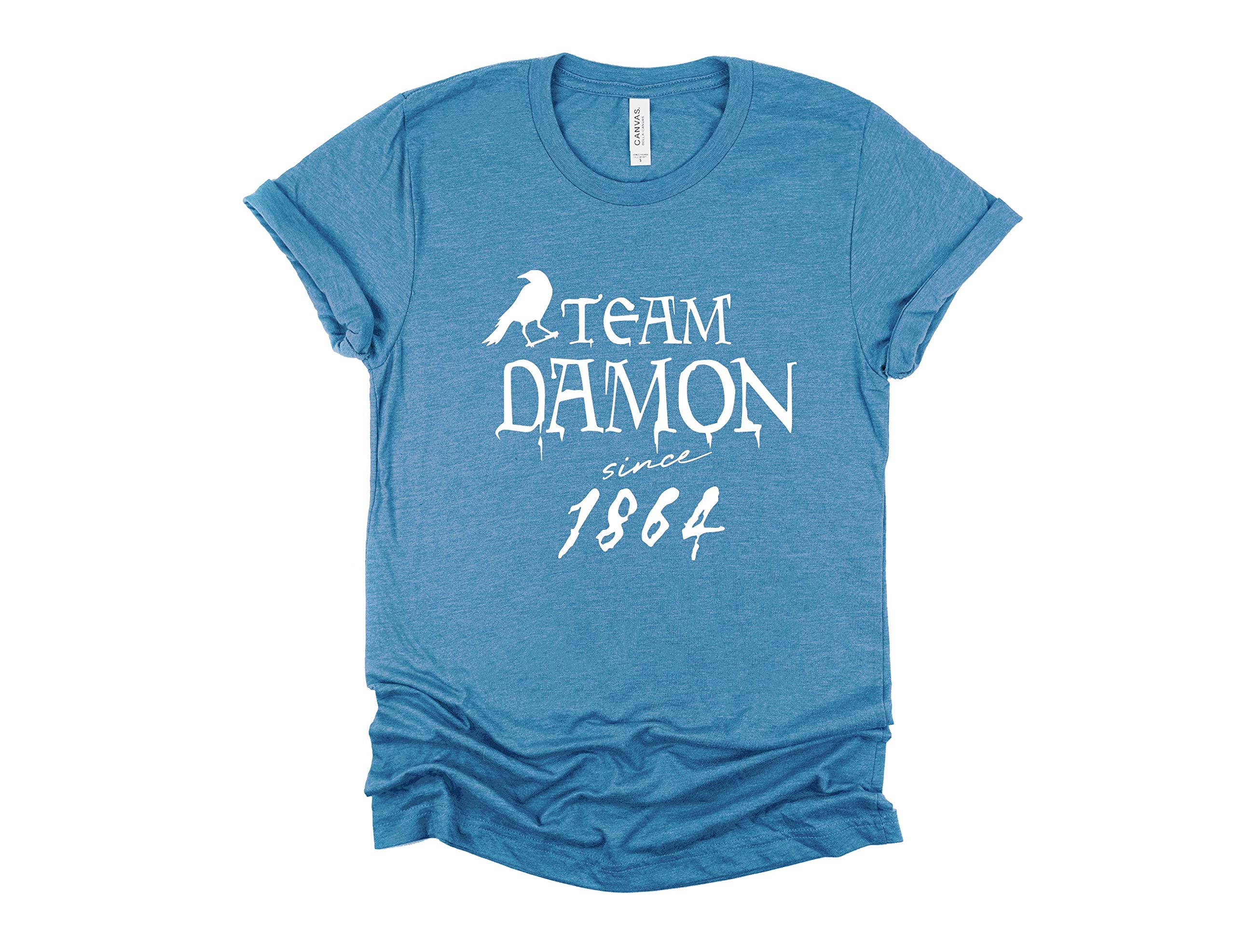 Crow Team Damon, Hello Brother, Team Salvatore Shirt, Team Damon Salvatore, Salvatore Since 1864, Fan Gift Idea