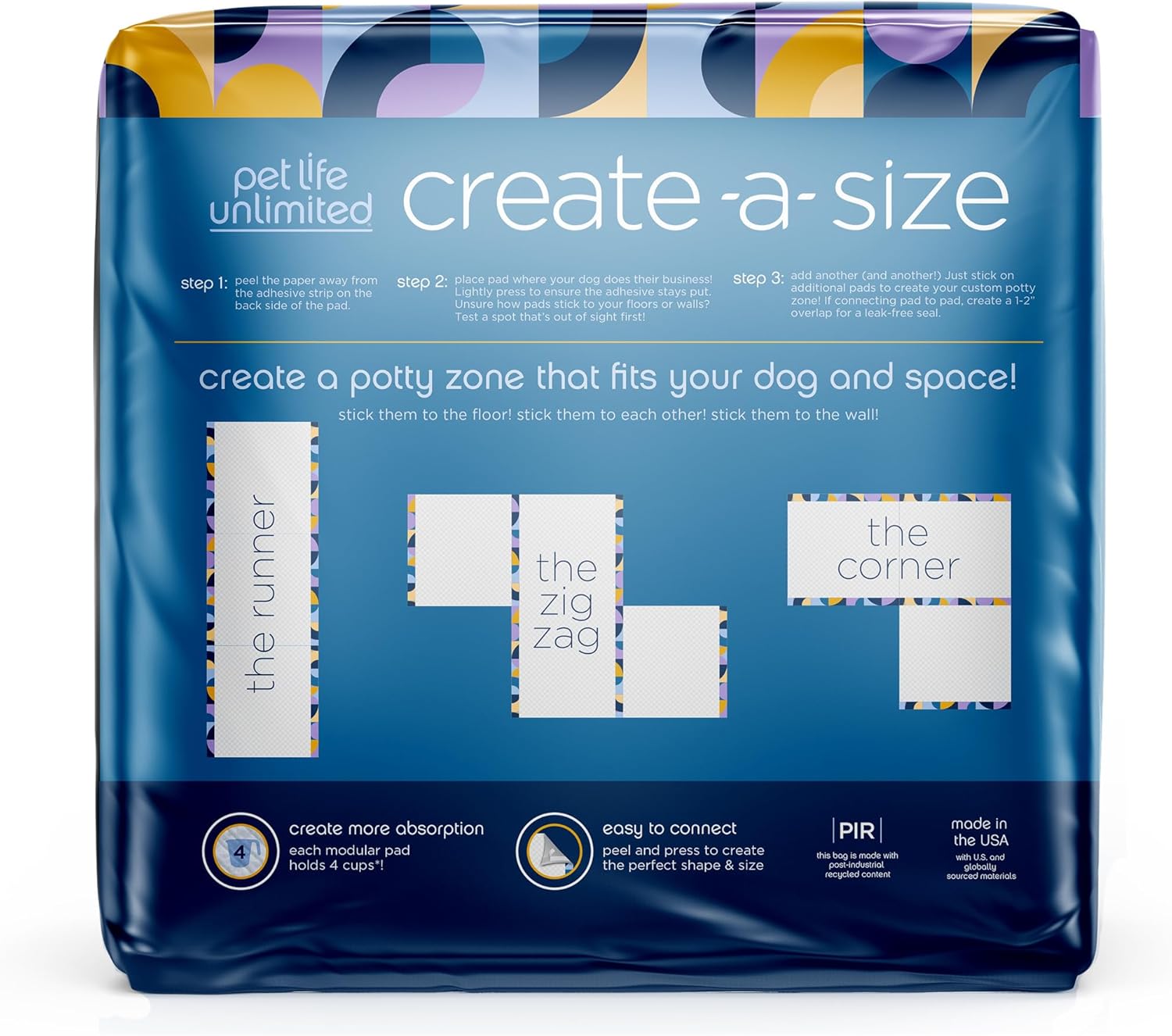 Extra Large Fragrance-Free Modular Dog Pee Pads