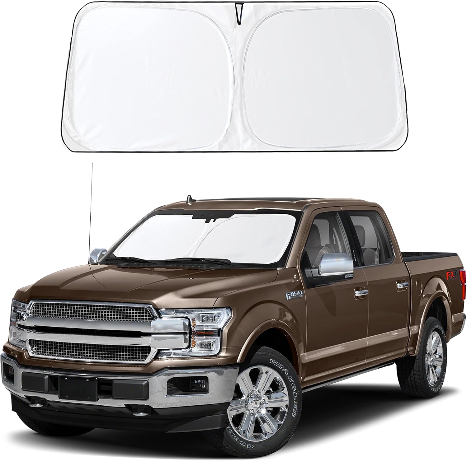 EcoNour Car Windshield Sun Shade for Ford F150 with