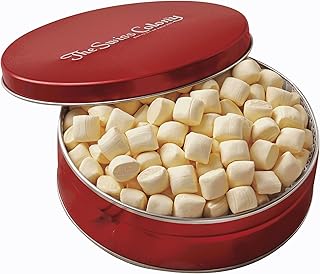 The Swiss Colony Buttermints – Classic Old-Fashioned Butter Mints in Holiday Gift Tin, After-Dinner Mints, Soft Mint Candy, 1 lb. 1.5 oz.