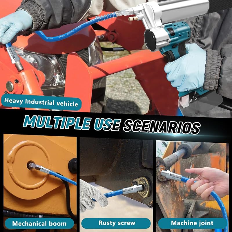 ConBlom Akkus Zsírpisztoly Makita 18V Kompatibilis 13000 PSI Professzionális