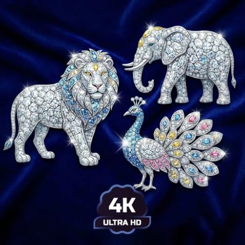 The Diamond Atelier - 4K Kinetic Crystal Art