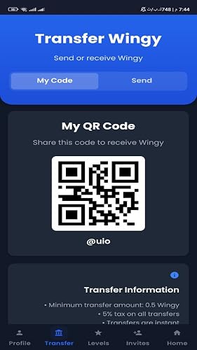 Wingy Coin – vue 6