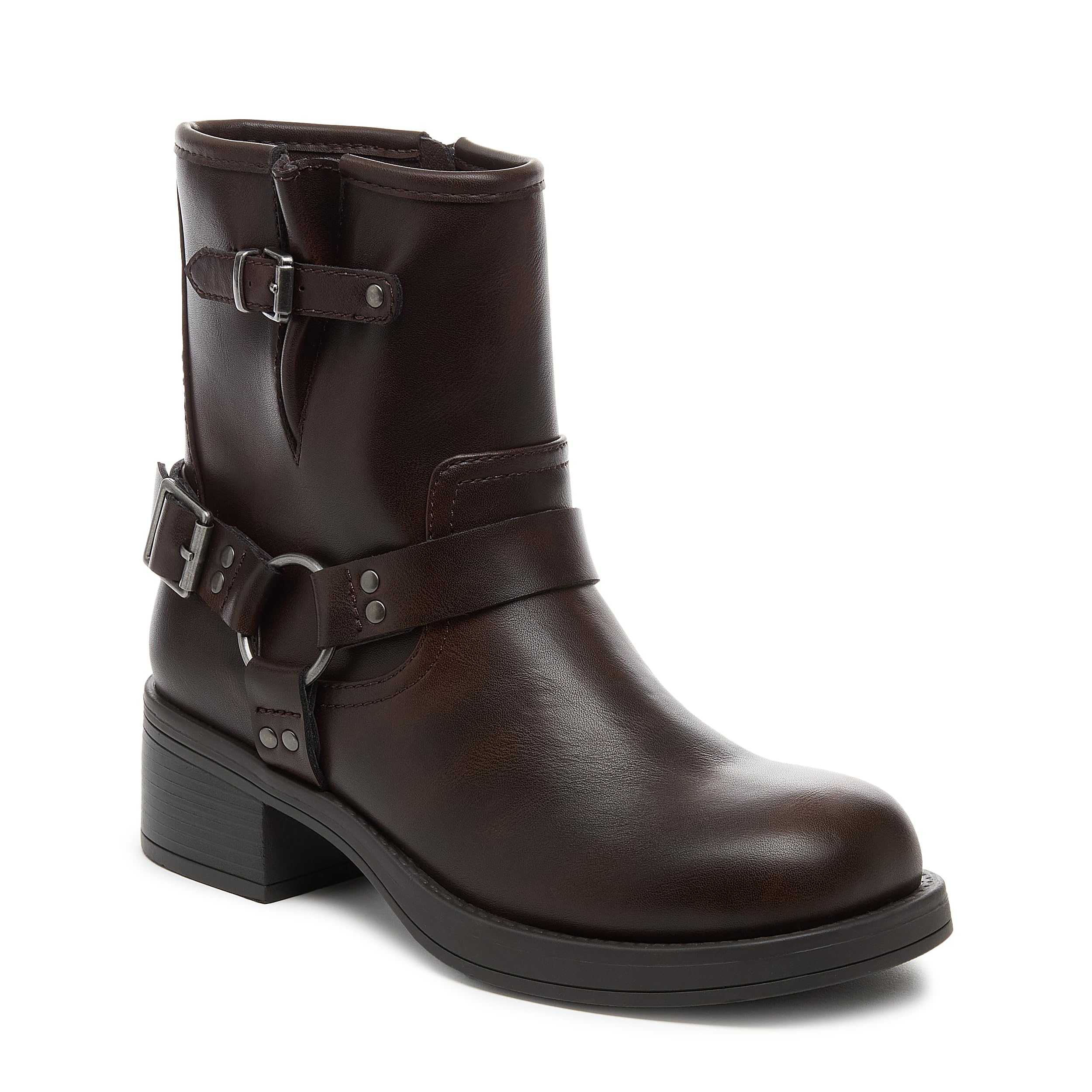 Rocket Dog Nino Faux Leather Women's Brown Heeled Ankle Boots - UK 7
