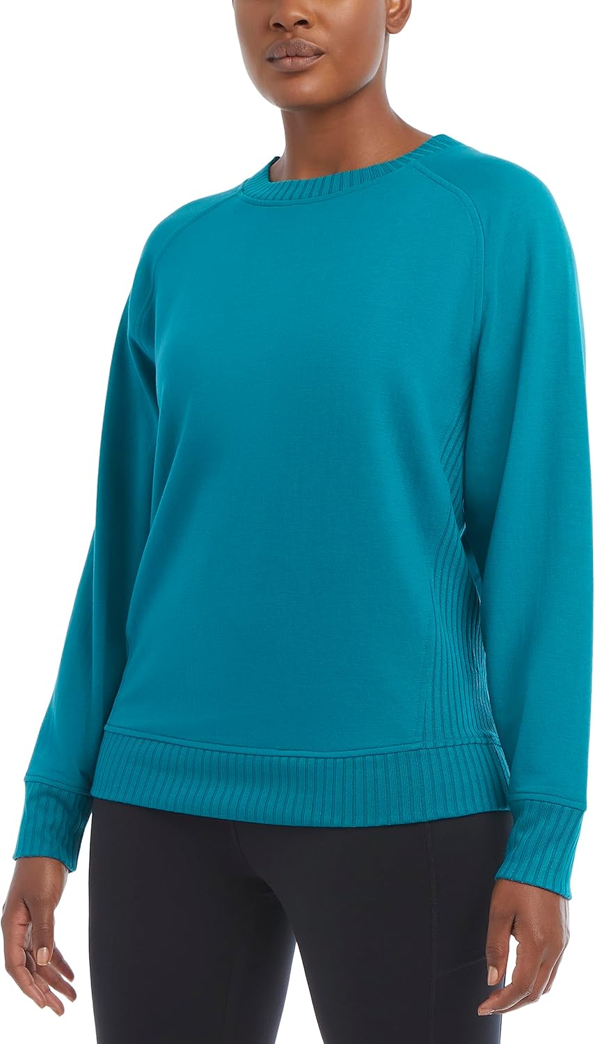 [Jockey] トレーナー Oversized Rib Detail Crew Neck Pullover Sweatshirt