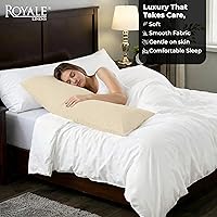 Vista 196 de Royale Linens Paquete de 2 fundas de almohada de tamaño estándar de 20 x 26 pulgadas, microfibra 1800, fundas de almohada de cama, resistentes a