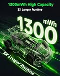 Rechargeable AAA Batteries with Charger 8-Pack, 1300mWh 1.5V Lithium Ion Triple A Batteries, 2500 Cycles Long-Lasting for Wireless Mouse, Remote Control, Gaming Keyboard, Toys