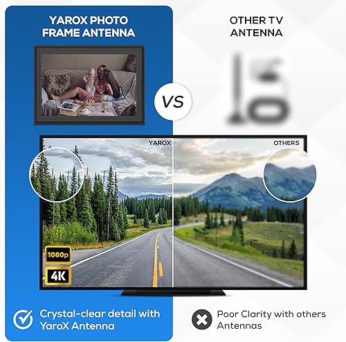 Miniatura 7 de Antena digital HDTV - Amplificador de señal de TV interior - Cobertura de más de 50 millas - 4K UHD