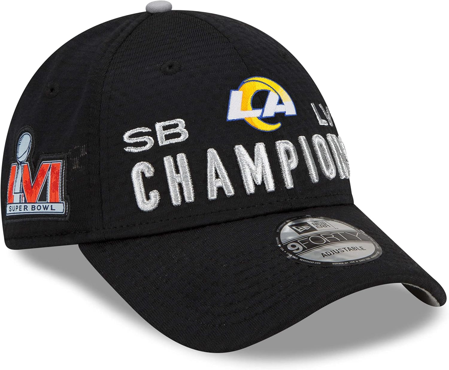 New Era Men's NFL Super Bowl LVI Champions Locker Room Trophy Collection 9FORTY Snapback Adjustable Hat