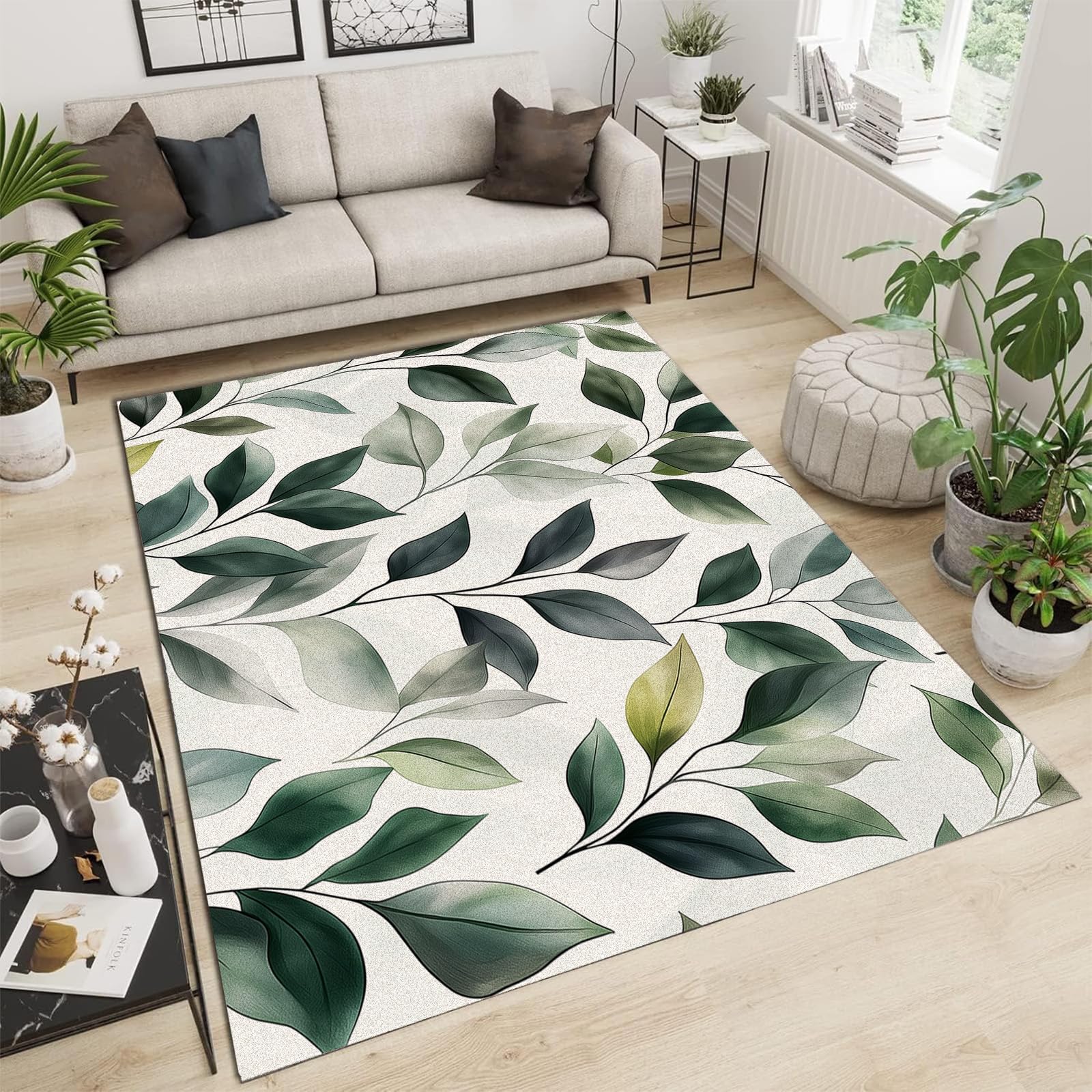 Tapis abstrait moderne 60x90cm pour salon et chambre chic