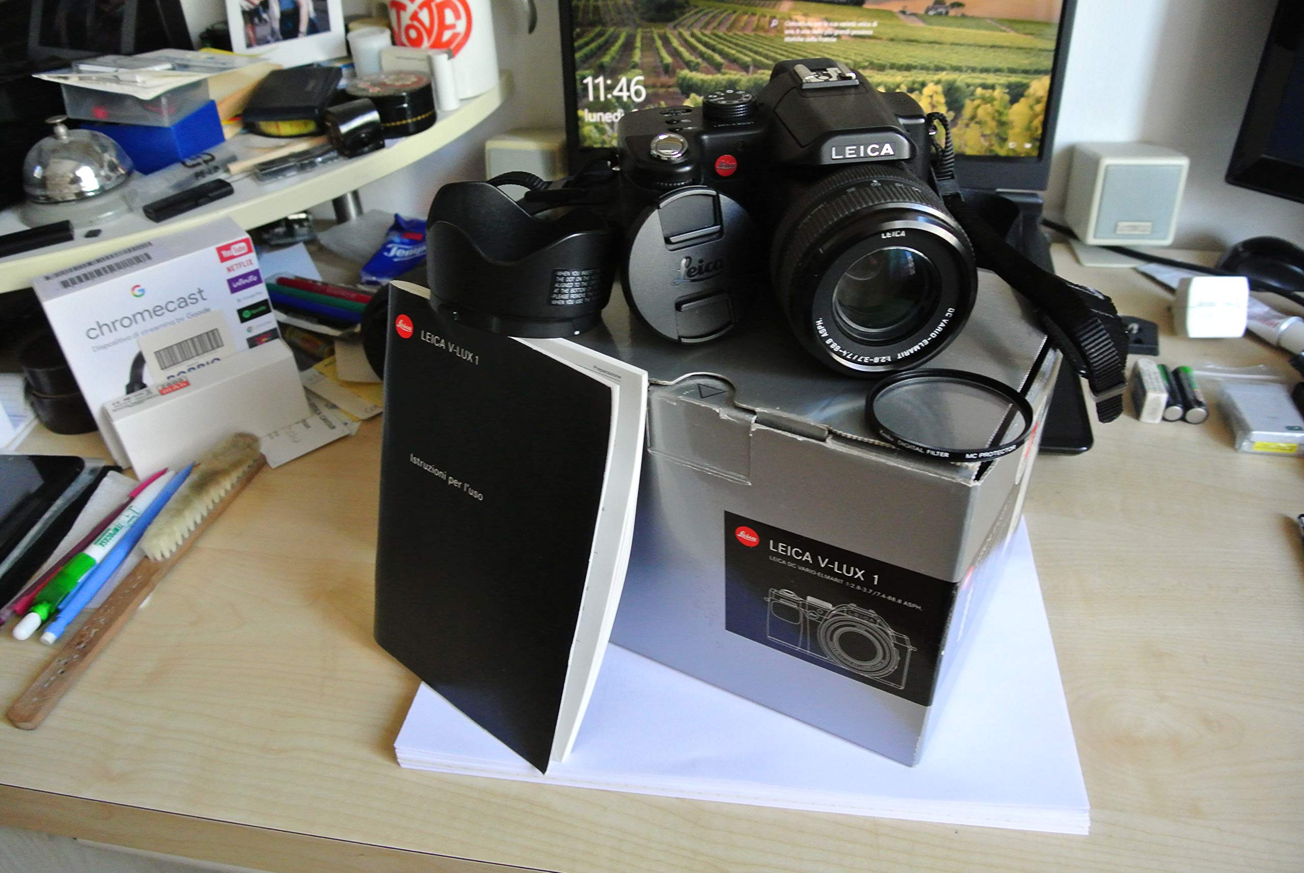 Leica Camera V-LUX 1 Digitalkamera 10.1 schwarz: Amazon.de
