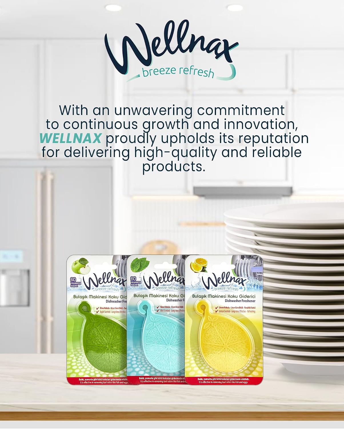 Wellnax Dishwasher Freshener (Lemon)