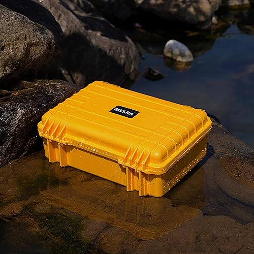 Miniatura 5 de MEIJIA Funda rígida impermeable portátil para cámara, funda seca con espuma de ajuste personalizable, protección para cámara, drones, telescopios,