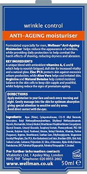 Wellman Anti-Ageing Moisturiser - 50 ml(Pack of 1)