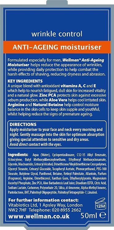 Wellman Anti-Ageing Moisturiser - 50 ml(Pack of 1)