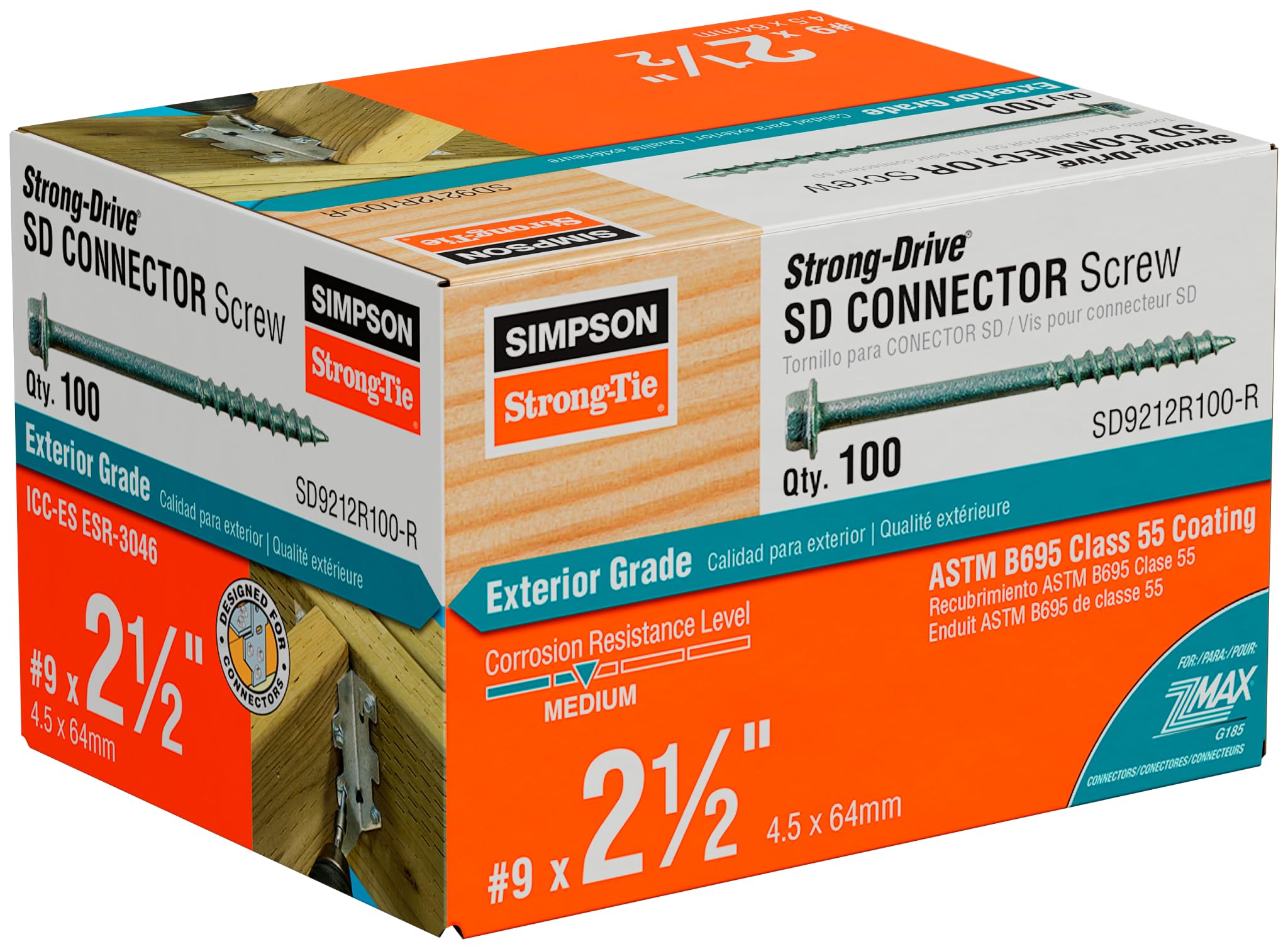 カールson Amazon.com: Simpson Strong-Tie SD9212R500 - #9 x 2-1/2 Inch