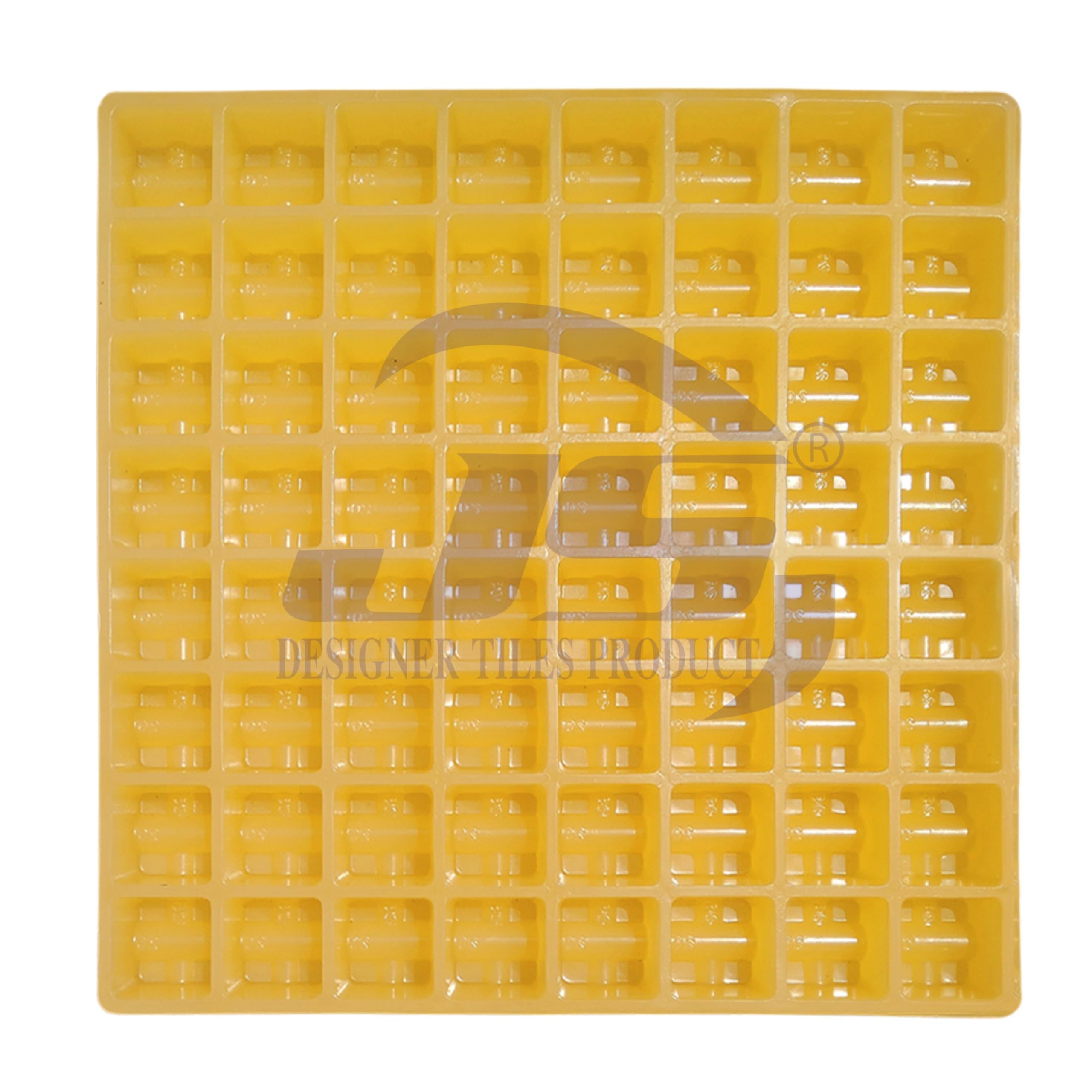 JS Rubber Cover Block Mould 20,25.MM (64 Cavaty)(+) | PVC Cover Block Mould | Rubber Cover Block Mould | Cover Block Rubber Mould | Cover Block Mould | Cover Block Mould for Slab/Beam (Make in India)