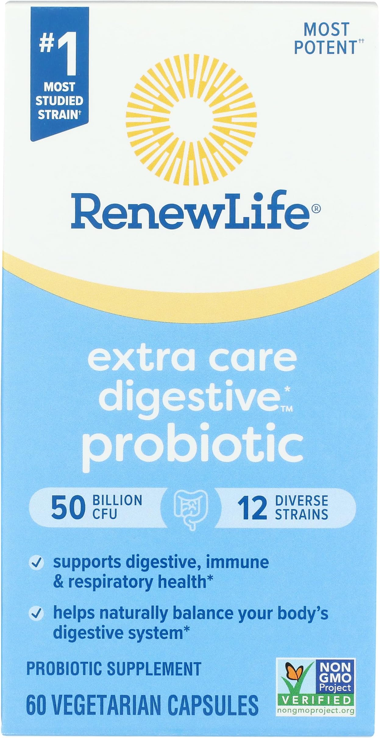 Ultimate Flora Extra Care Probiotic 50 Billion, 60 CT