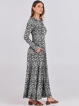 ANRABESS Women's Long Sleeve Maxi Dress 2026 Spring Casual Button Fit & Flare A-Line Swing Flowy Long Dresses Winter Trendy Black Floral Small at Amazon Women's Clothing store ANRABESS Women's Long Sleeve Maxi Dress 2026 Spring Casual Button Fit & Flare A-Line Swing Flowy Long Dresses Winter Trendy Black Floral Small at Amazon Women's Clothing store