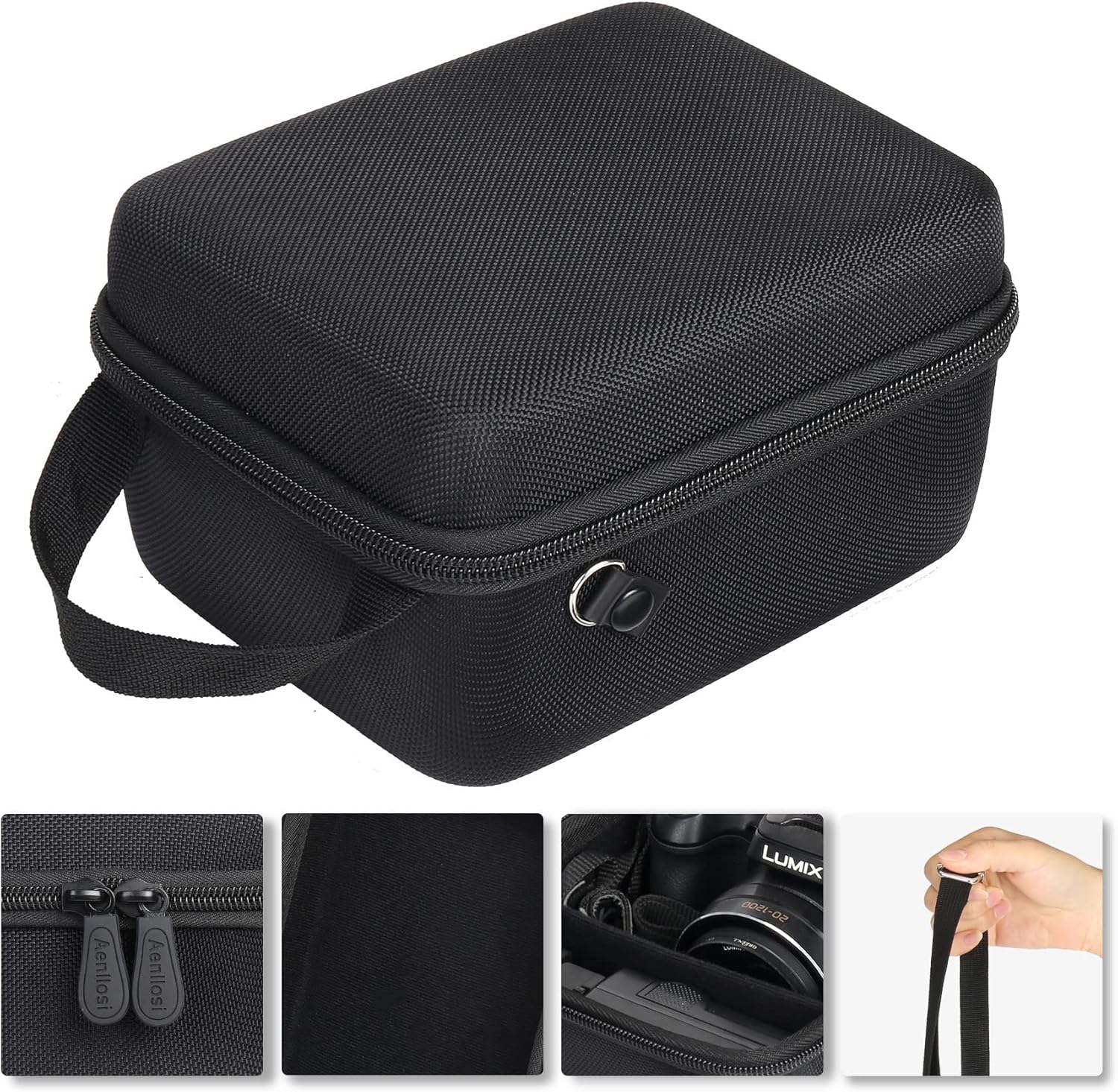 Aenllosi for Panasonic LUMIX FZ80D/FZ80/FZ70 4K Digital Camera Carrying Case, Panasonic LUMIX Digital Camera Organizer (Case Only)