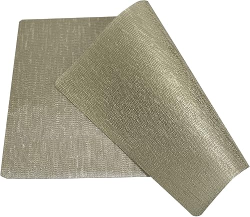 Miniatura 2 de Decozen Juego de 8 manteles individuales para mesa de centro de comedor, resistentes a los arañazos, a las manchas de calor, antideslizantes, para