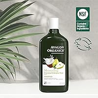 Vista 5 de Avalon Organics Champú de pera de coco totalmente natural, 11 onzas líquidas