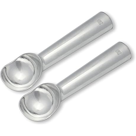 homEdge 2 oz Ice Cream Scoop: Premium Aluminum Non-Stick Ice Cream Spade for Perfect Scoops