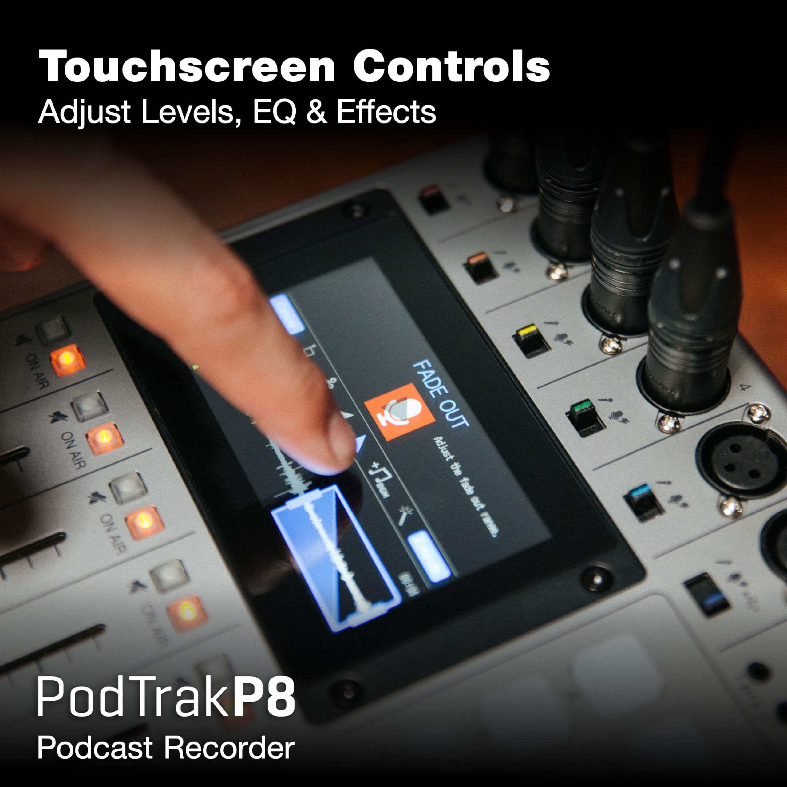 Amazon.com: Zoom PodTrak P8 Podcast Recorder with 6 XLR Inputs, 6