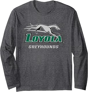 Loyola Maryland Greyhounds Icon Officially Licensed Long Sleeve T-Shirt
