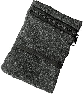 LAMXD Wrist Bag, Zipper Pocket Wallet for Men Women Running Walking Hiking Cycling Yoga and More
