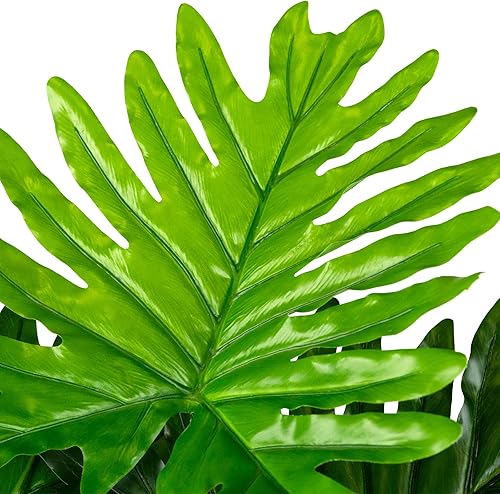 Miniatura 4 de Northlight 47" Green Potted Philodendron Selloum Artificial Plant