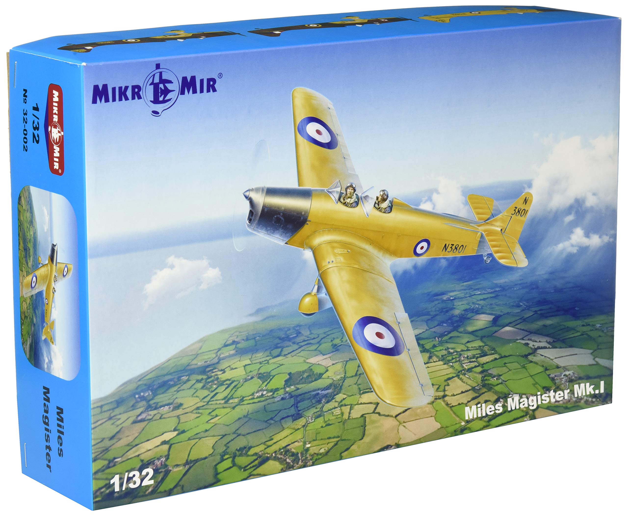 Micro Mill MKR32-002 1/32 British Air Force Miles Magster Mk.1 Plastic Model