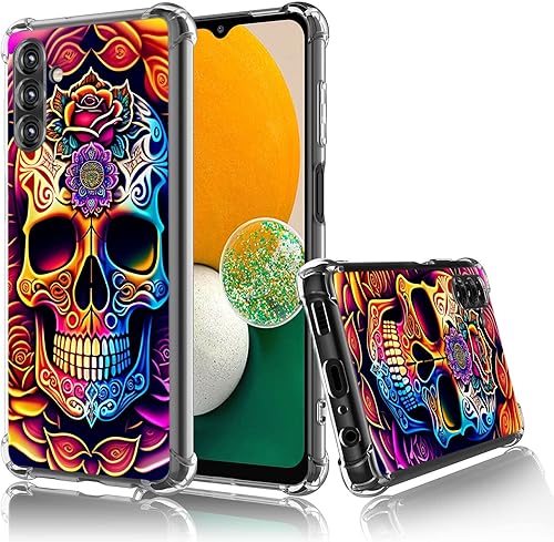 Miniatura 9 de Funda para Galaxy A13 5G, con protección contra caídas de gato amarillo, a prueba de golpes, TPU de cuerpo completo, resistente a los arañazos para