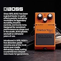 Vista 9 de Boss Paquete de distorsión DS-1 con cable de instrumento Gearlux, cable de conexión, púas y paño de pulido de Austin Bazaar