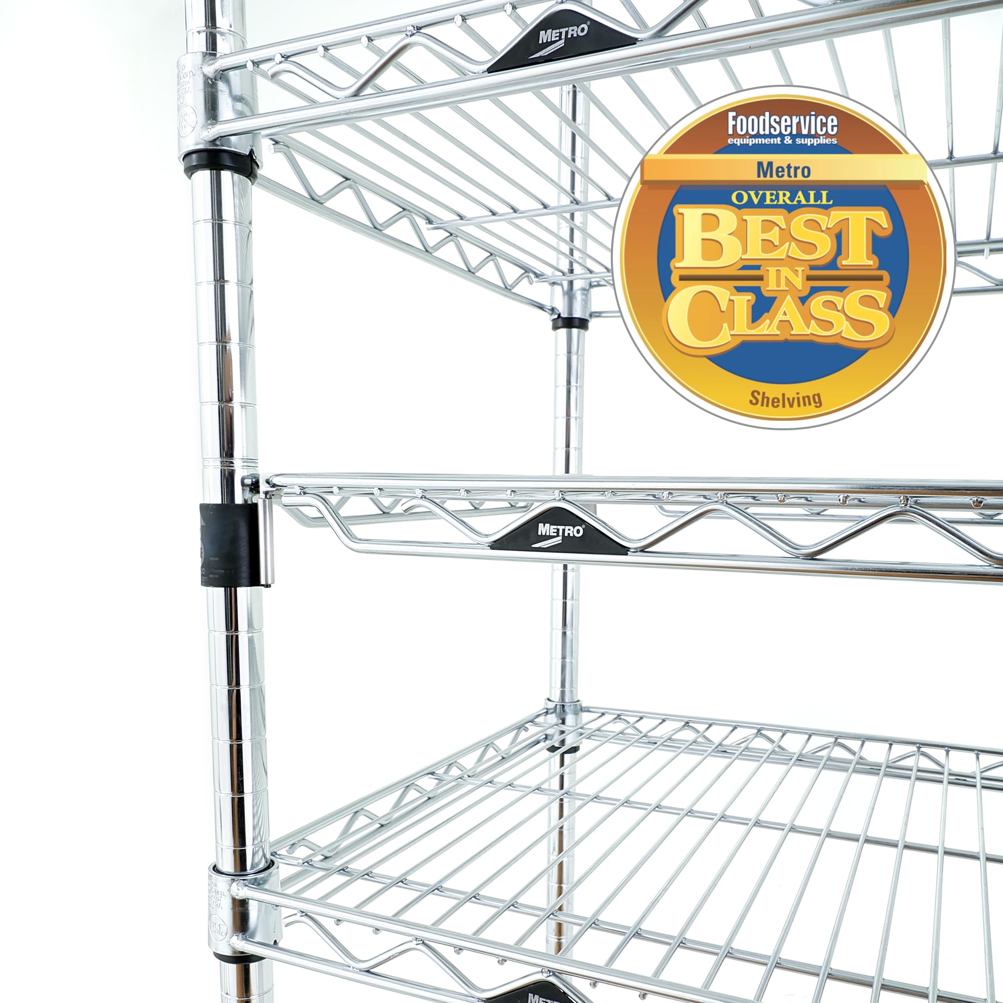Amazon.com: METRO Super Erecta 5-Shelf Chrome Wire Shelving Unit