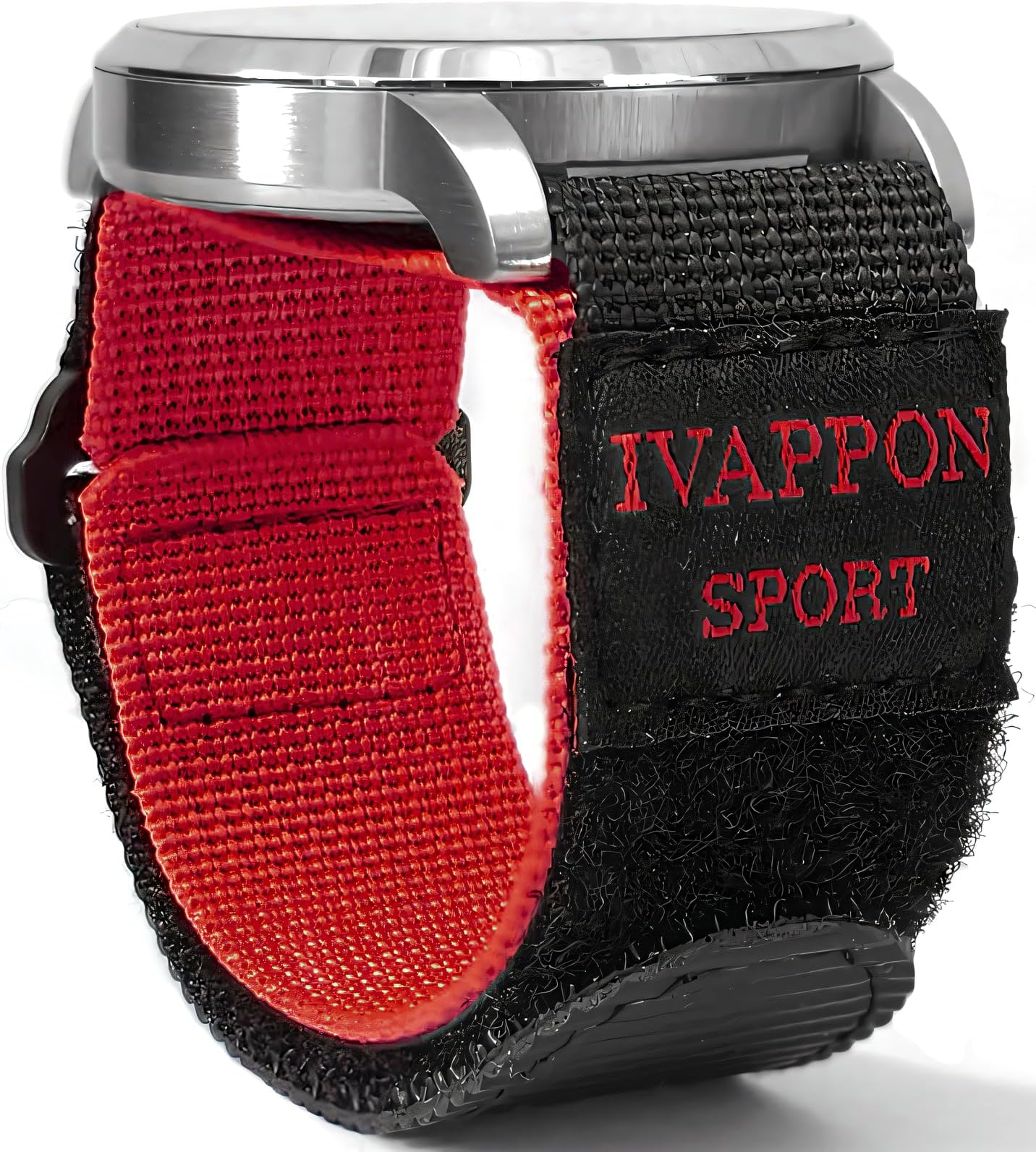Sport Watch Band, Hook and Loop Nylon Strap, 18-22mm Width, Drop Prevention Design, Multiple Colors