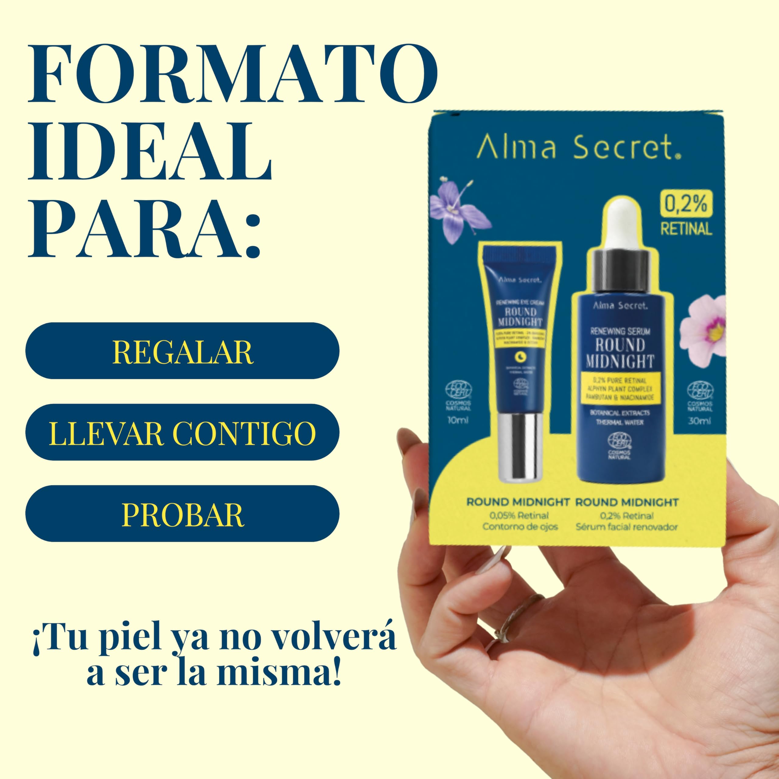 Serum do twarzy 0,2% Multi-kapsułkowane Retinal kontur przeciwzmarszczkowe nawilżające oczy Relaksująca maska na oczy w zestawie Nocna pielęgnacja Wszystkie rodzaje skóry Serum Odmładzające